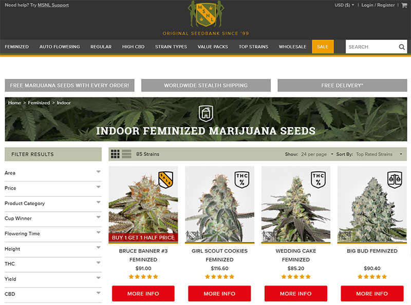 marijuana-seeds.nl cannabis seed bank