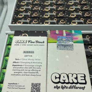 Photo for classified ad Cake Vape Bars for sale.