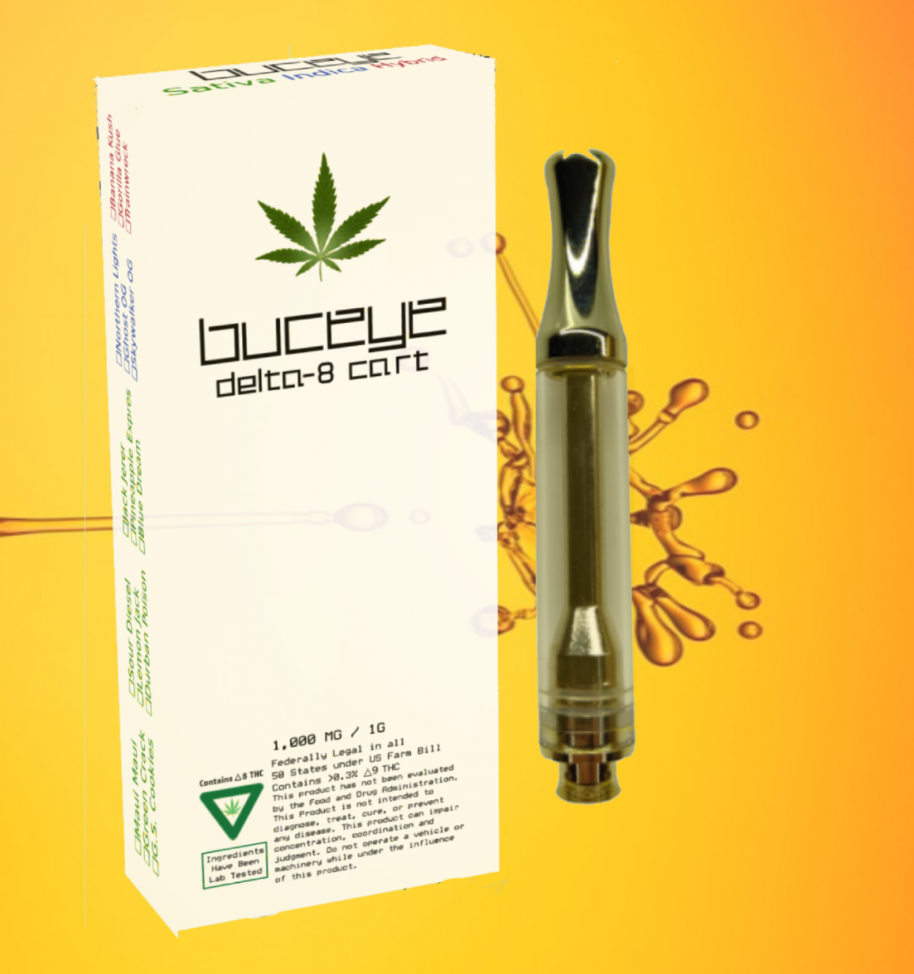 Buceye D8 & CBD Products