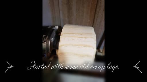 Thumbnail for video titled The making of the first wooden water bong!